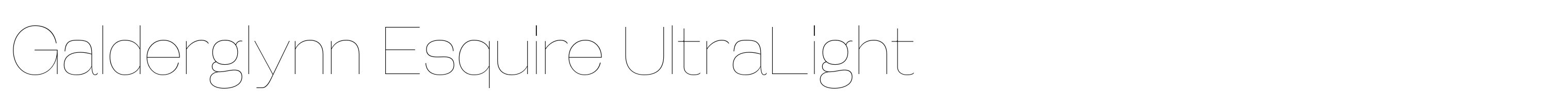 Galderglynn Esquire UltraLight